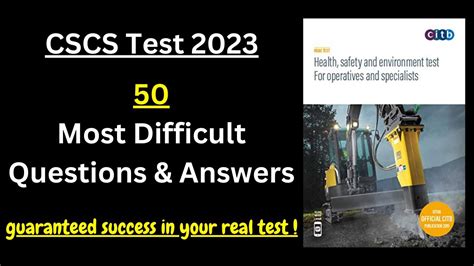 how hard is the cscs test|cscs exam passing score.